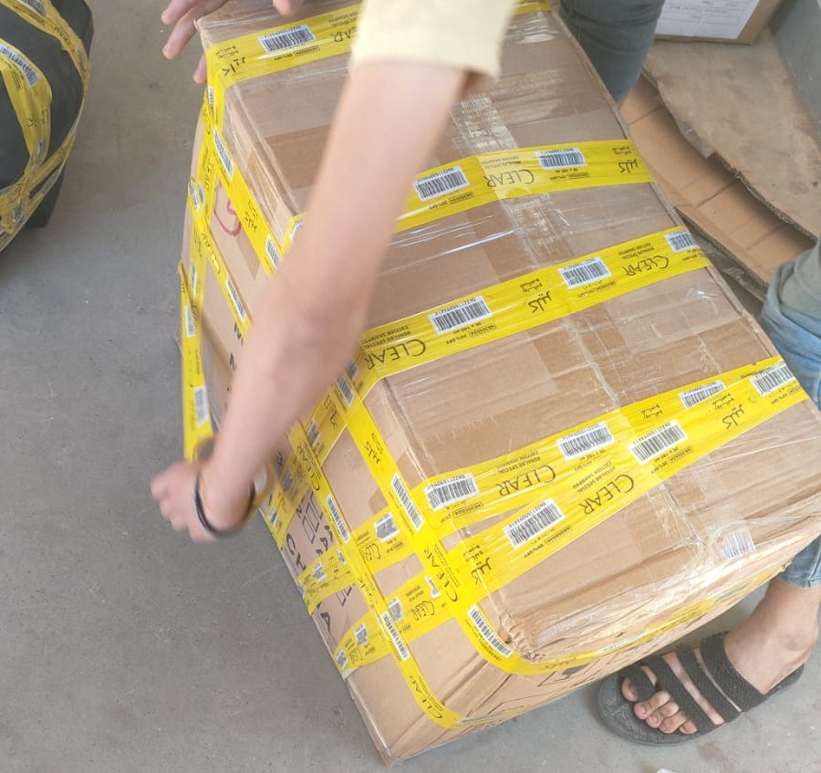   شحن مضمون يضمن وصول الأغراض سليمة